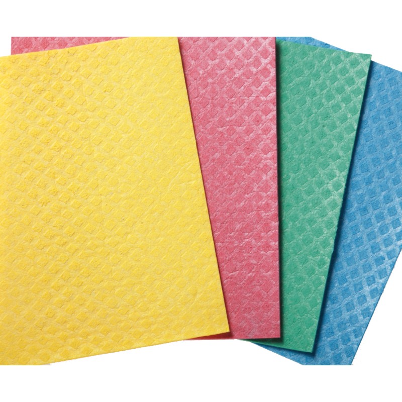 Schwammtuch Größe 26 x 31 cm, Saugstark, waschbar bis 60° C, grün