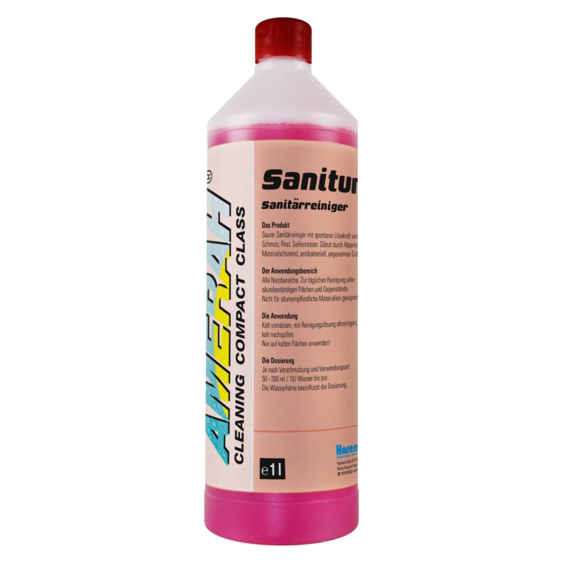 Sanitur Sanitärreiniger (rot gefärbt)  12 x 1 l