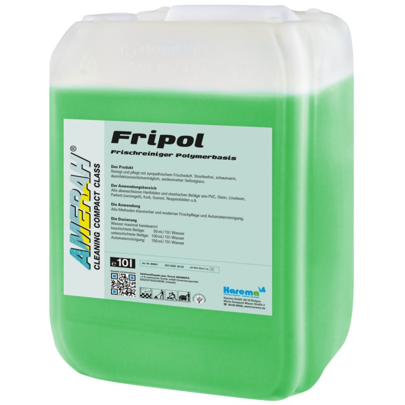 Fripol Wischpflege mit Frischeduft (grün gefärbt) 10 l