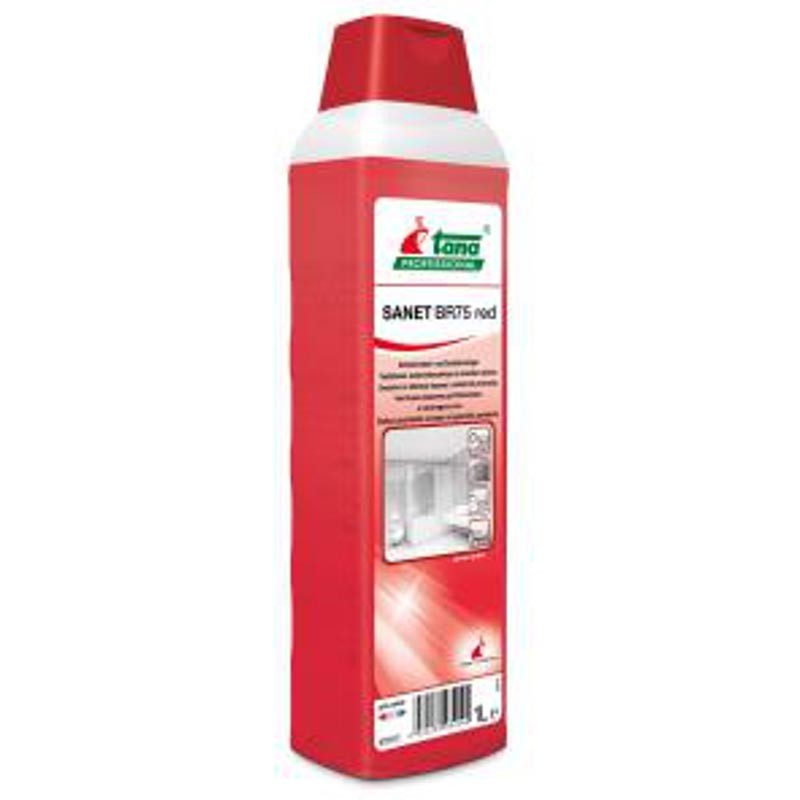 SANET BR 75 red Schwimmbad- und Sanitärreiniger 10 x 1 l