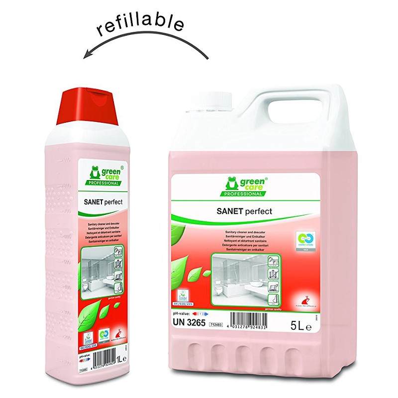 Tana Sanet perfect Sanitärunterhaltsreiniger und Entkalker 2 x 5 l